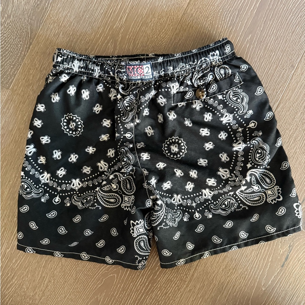 MC2 Black Paisley Boy’s Shorts